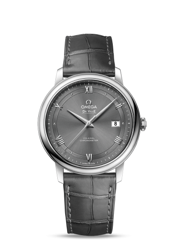 Omega De Ville Prestige Co-Axial 39.5 Stainless Steel / Vintage Grey
